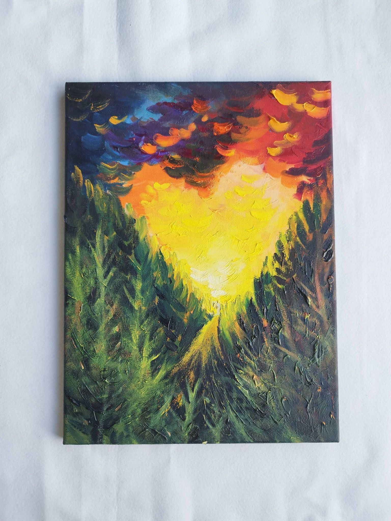 Oil Painting - Not Today